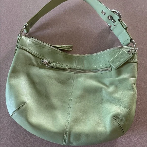 Coach Sage Leather Shoulder Bag - Picture 5 of 6